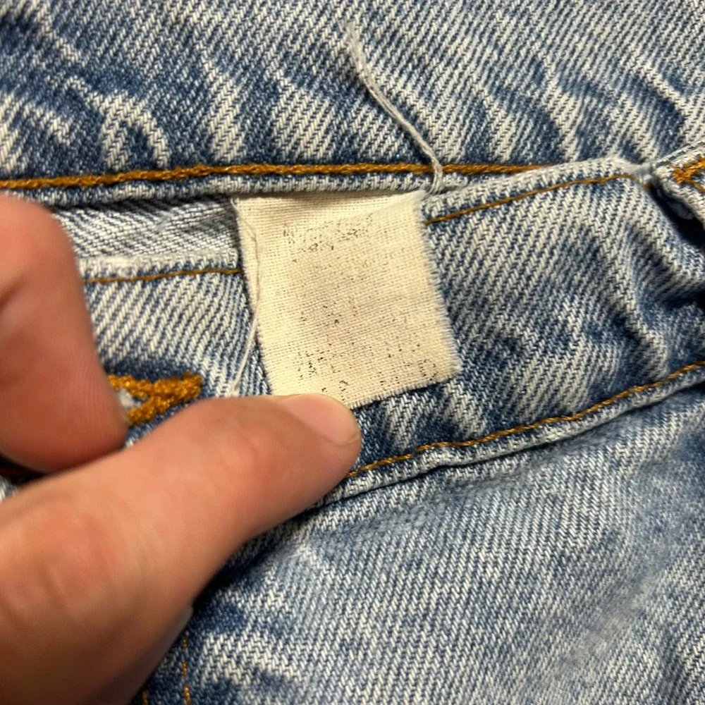 Levi's 551 Jeans Mens 36x30 Light Blue Relaxed Tapered Fit Vintage